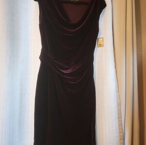 Jessica Howard Deep Purple Midi Dress